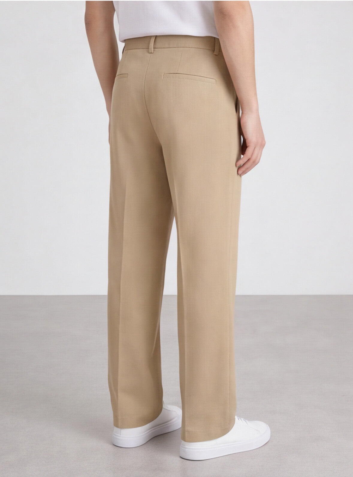Beige Korean Pants