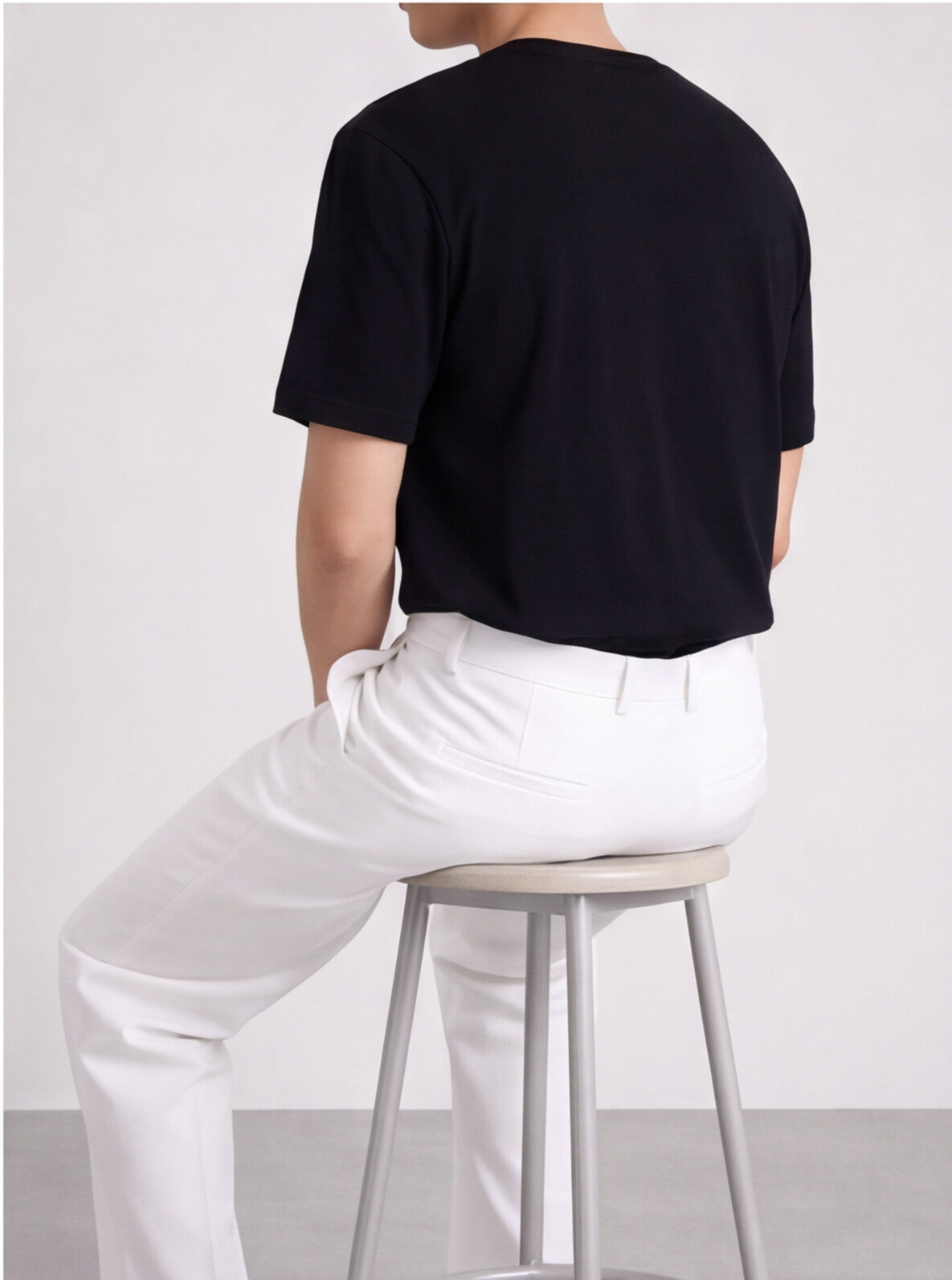 White Korean Pants