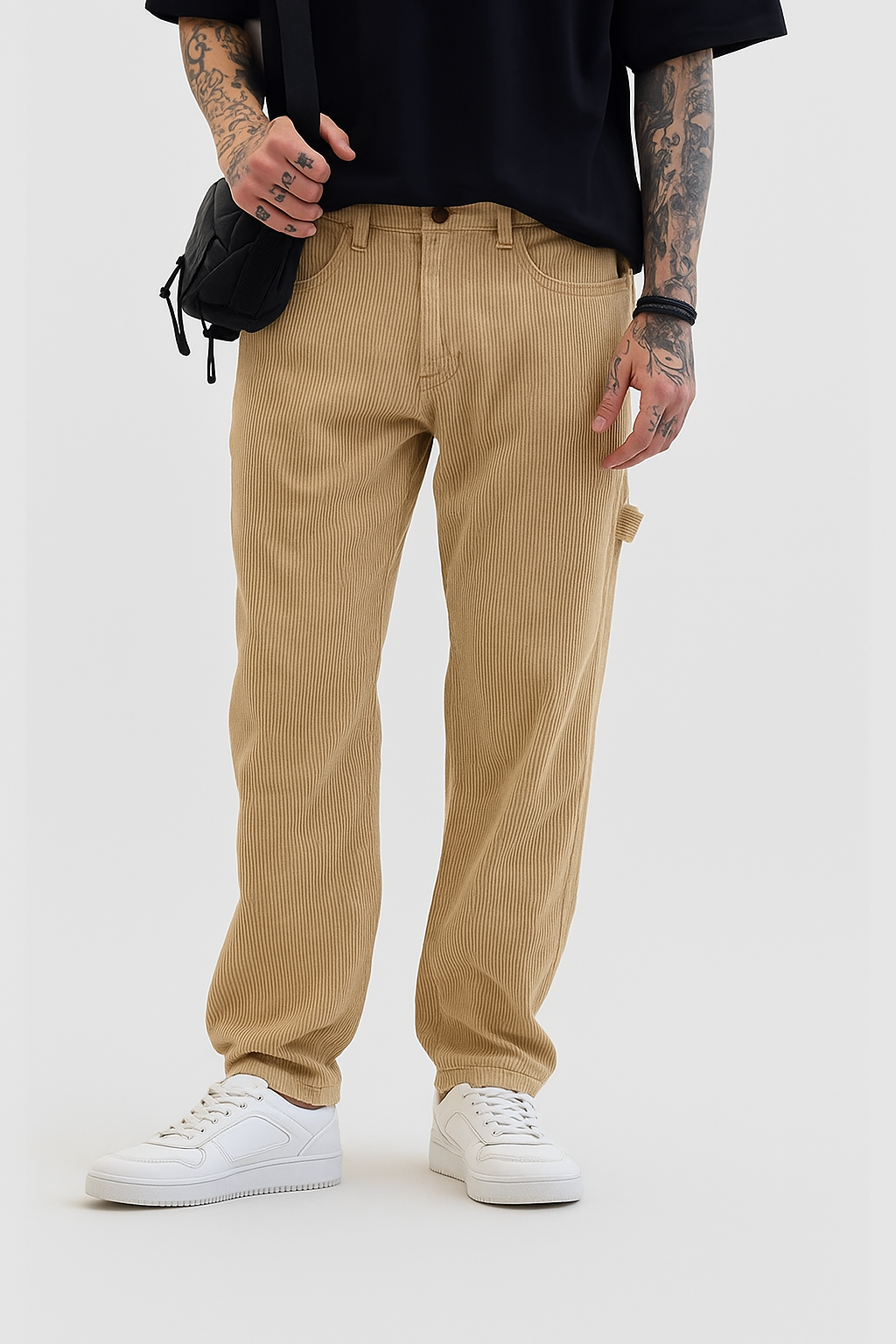 Beige Corduroy Pant