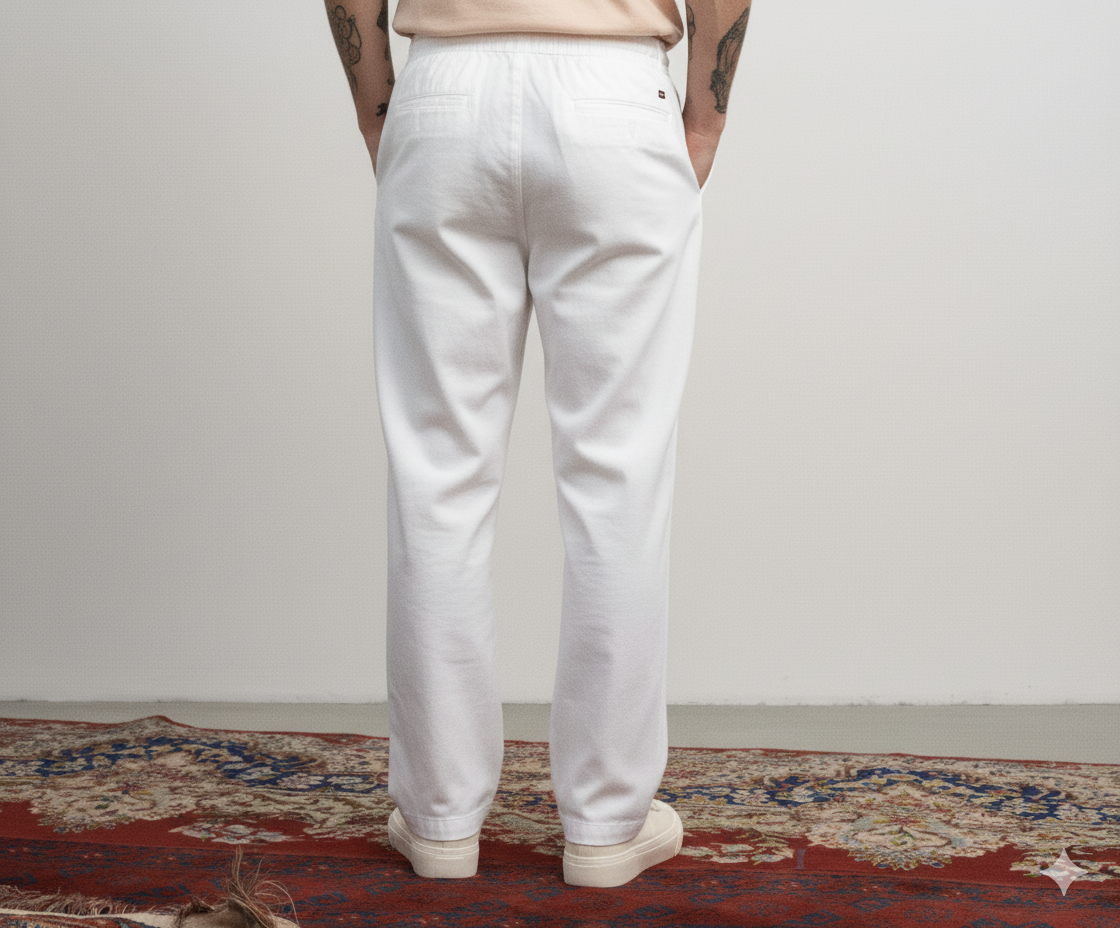 White Linen Pant