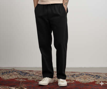 Black Linen Pant
