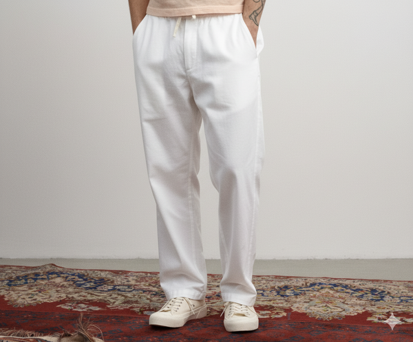 White Linen Pant
