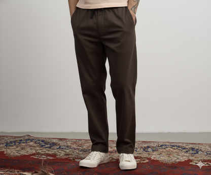 Dark Brown Linen Pant
