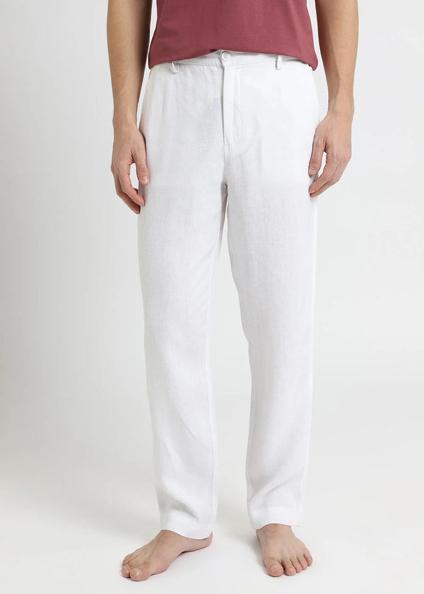 White Linen Pant